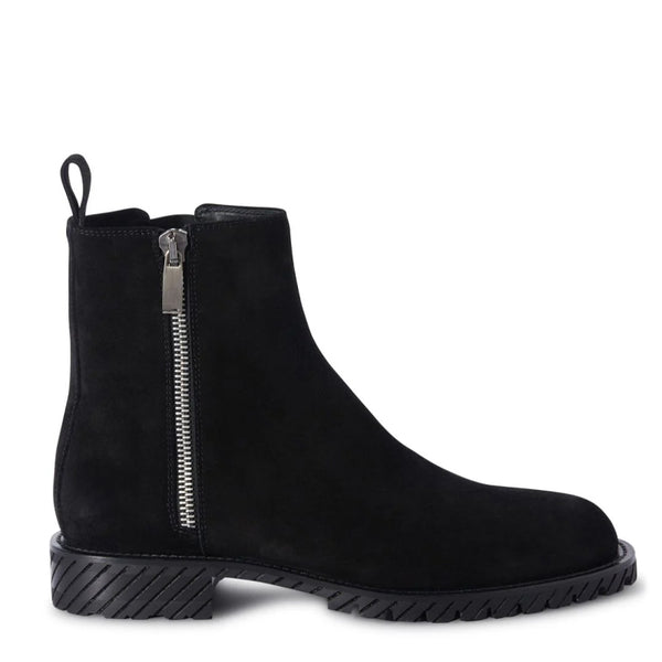 Round Toe Suede Ankle Boots