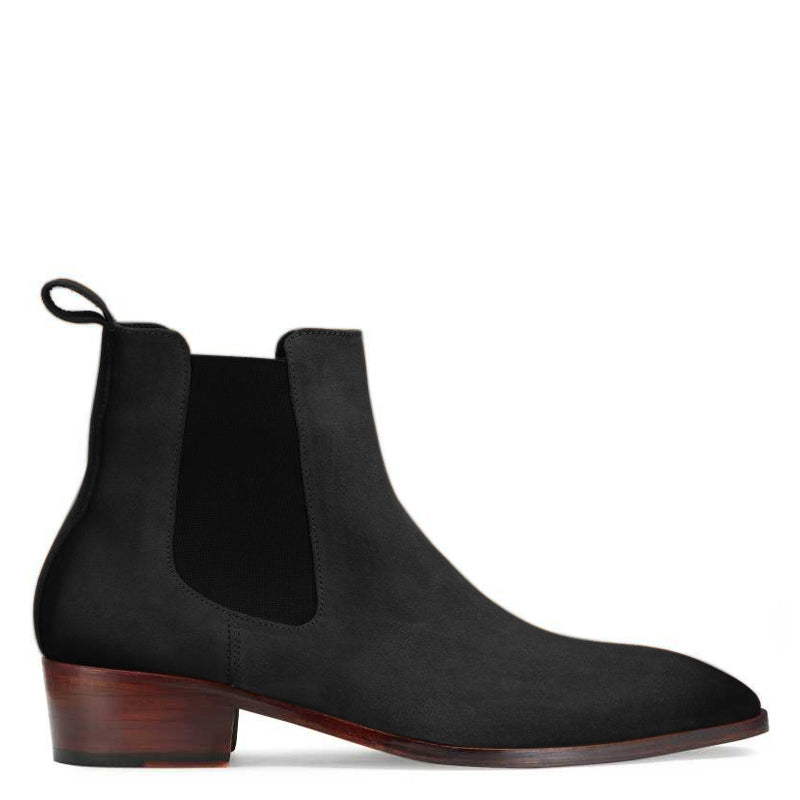 Suede Leather Chelsea Boots