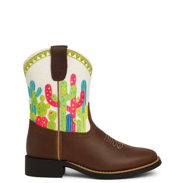Prairie Cactus Rider Step Cowboy Boot