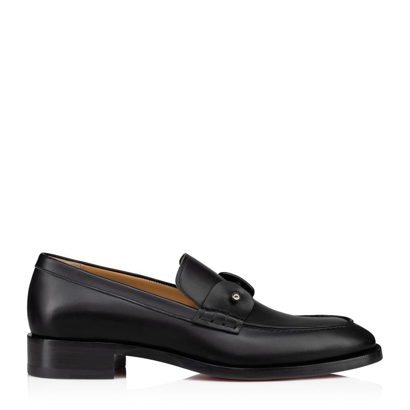 Men Solid Leather Loafers