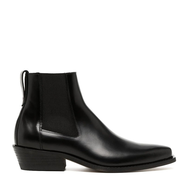 Cyphre Pointed Chelsea Leather Boots