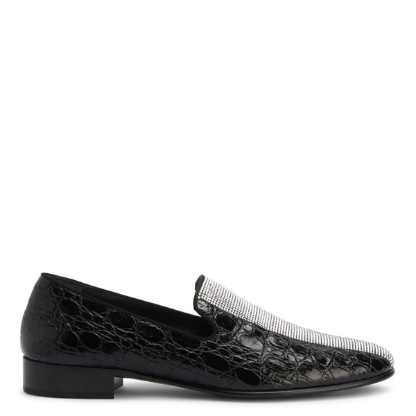 Croco Textured Handmade Design Leather Fashion Loafer