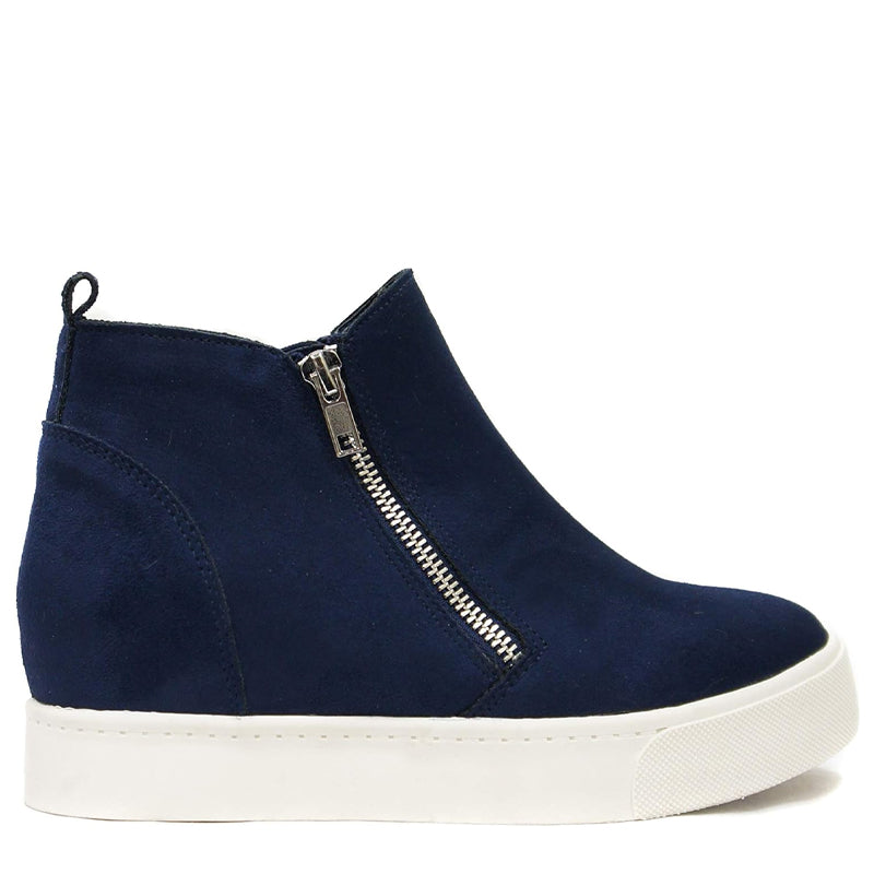 Elevated Comfort Wedge Sneakers