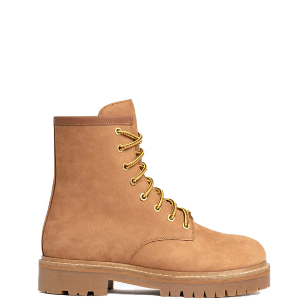Men High Top Leather Combat Boots