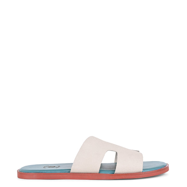 Luxury H Style Leather Sky Slipper For Men