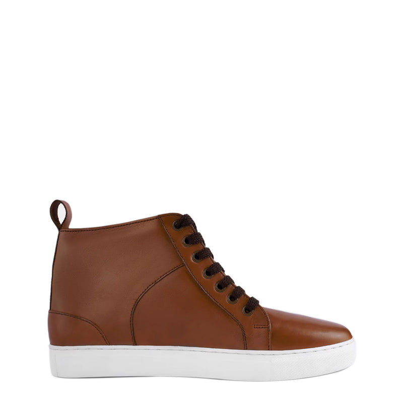 High Top Leather Sneakers