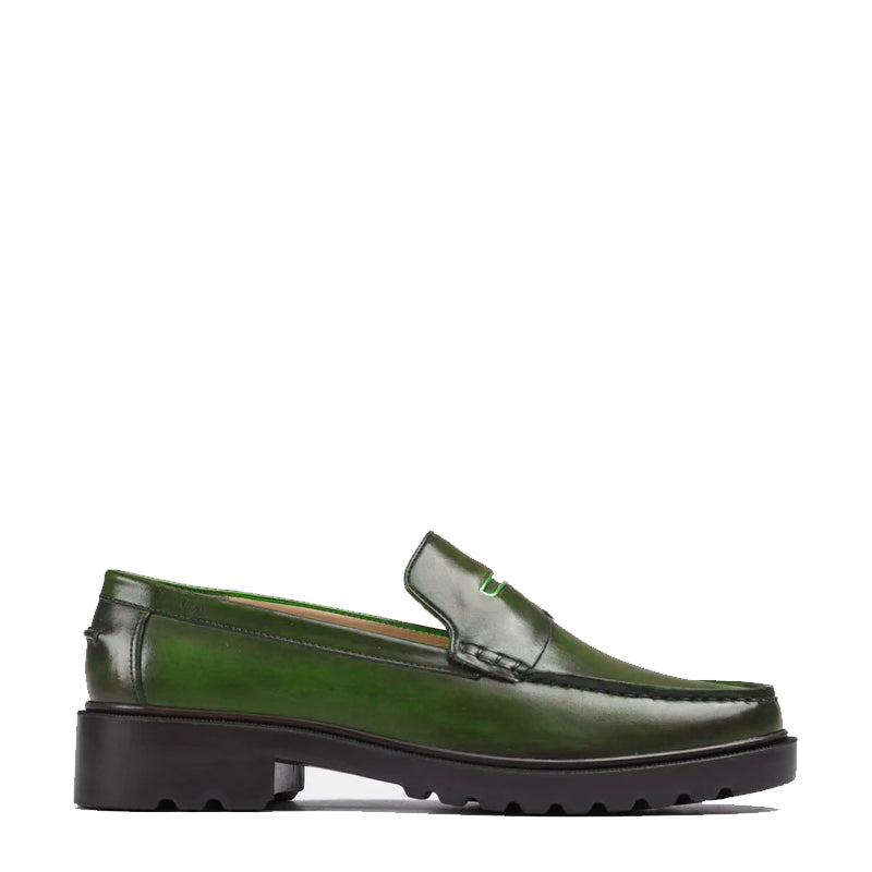 Alto Lite Leather Loafers Green