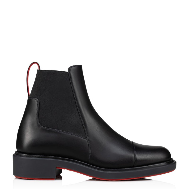 Leather Chelsea High Ankle Boots For Men