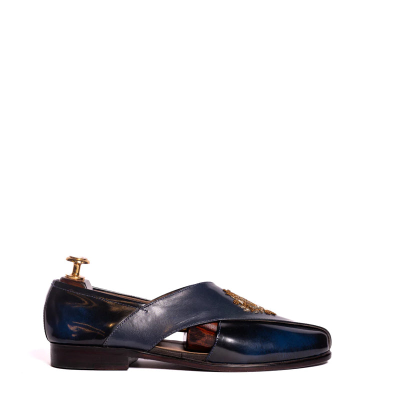 Classic Shiny Leather Comfort Peshawari Sandals
