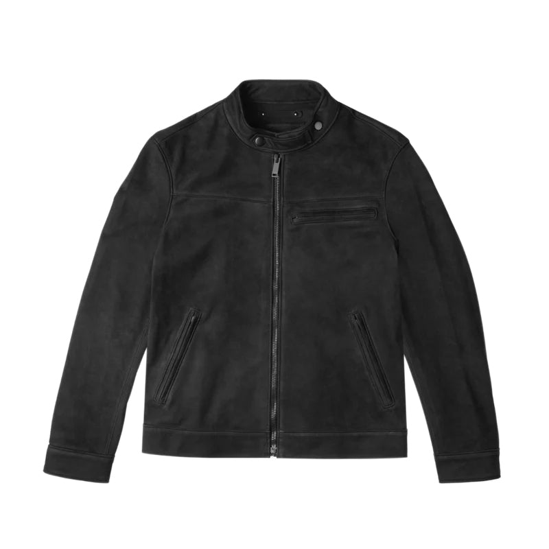 Pelle Scamosciata Jacket Black Matte