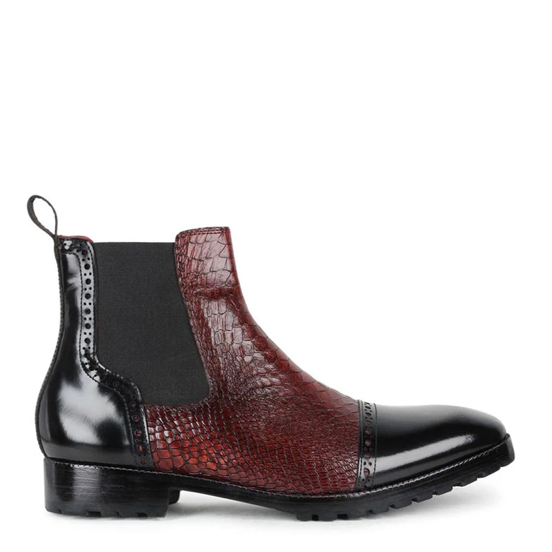 Captoe Leather Chelsea Boots For Men