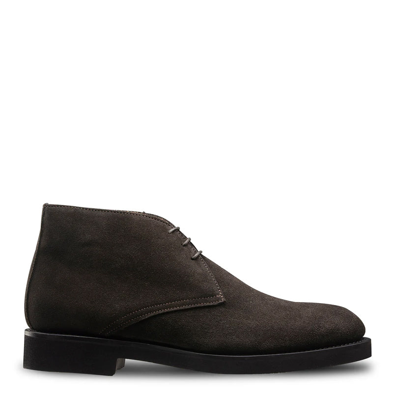 Men Suede Casual Lace-Up Leather Chukkas Boots