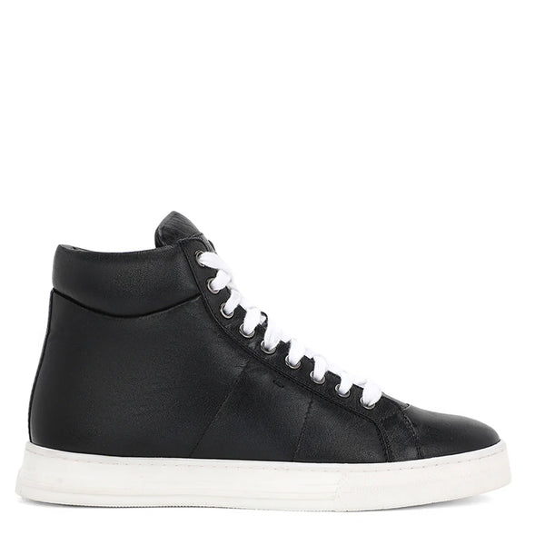 Men Lace Up Leather Handcrafted Sneakers