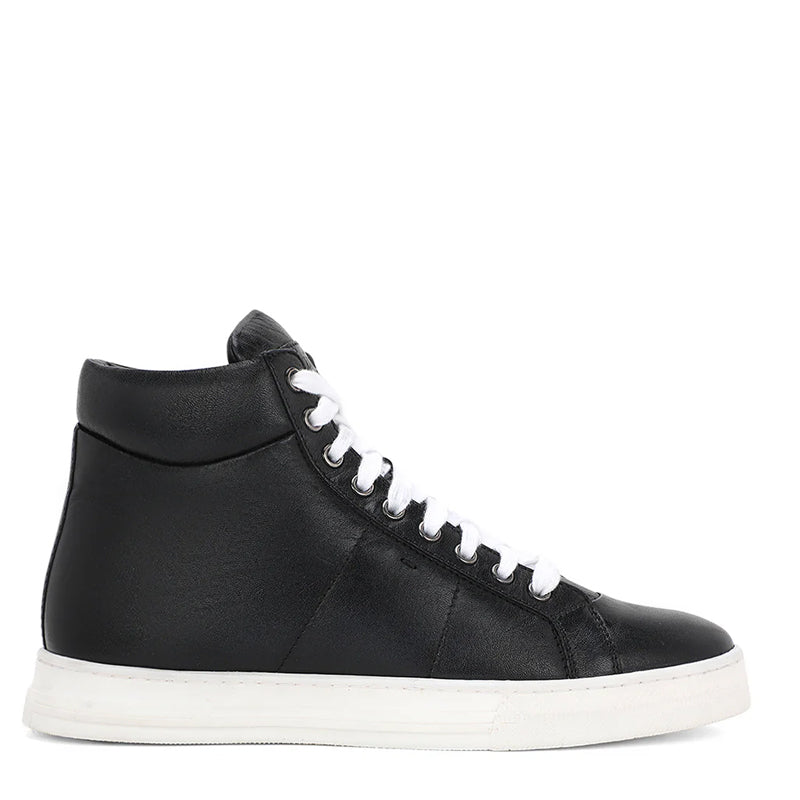 Men Lace-Up Leather Handcrafted Sneakers