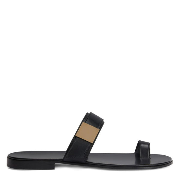 Open Toe Double Strap Leather Stylish Sandal