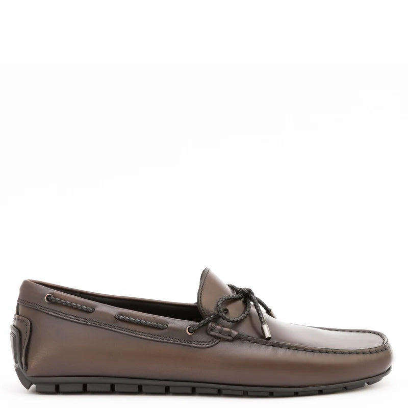 Patent Slip On Leather Black Loafer