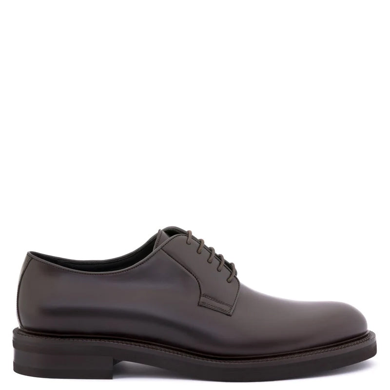 Premium Lace-Up Leather Derby Shoes