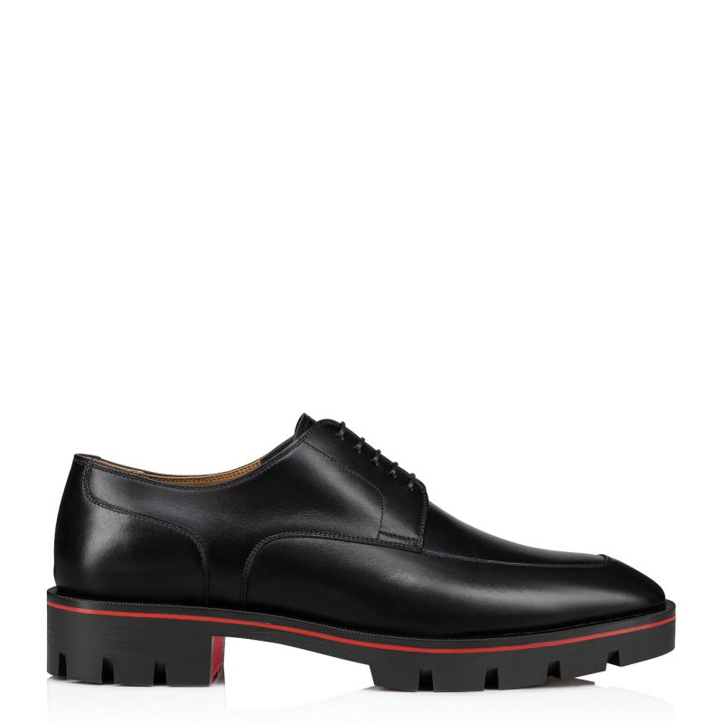 Leather Lace-Up Derby Oxford Shoes For Men