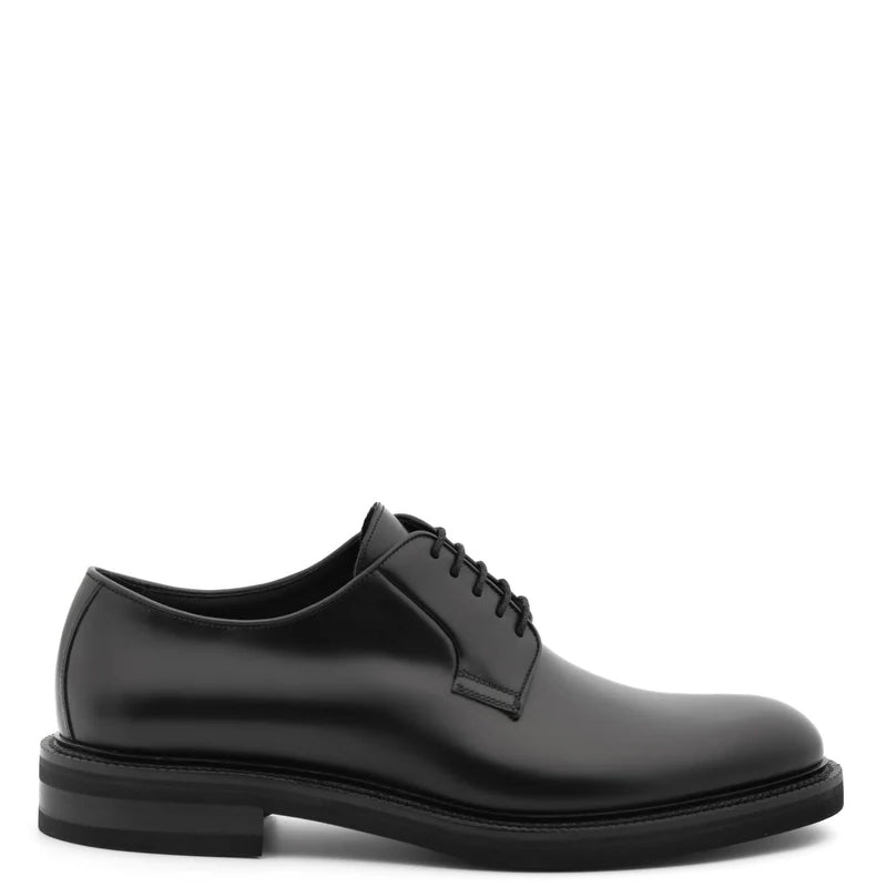 Premium Lace-Up Leather Derby Shoes