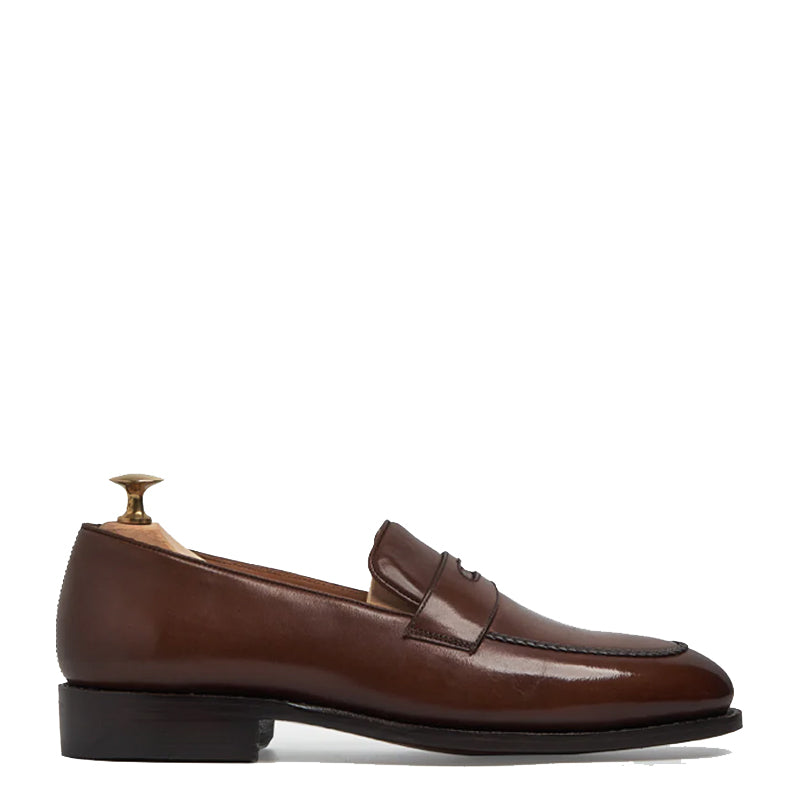 Classic Design Brown Slip on Loafer