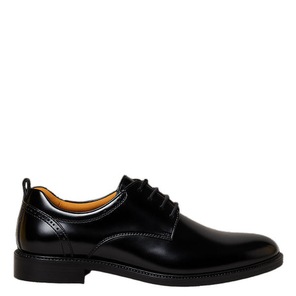 Obsidian Leather Lace up Formal Shoe