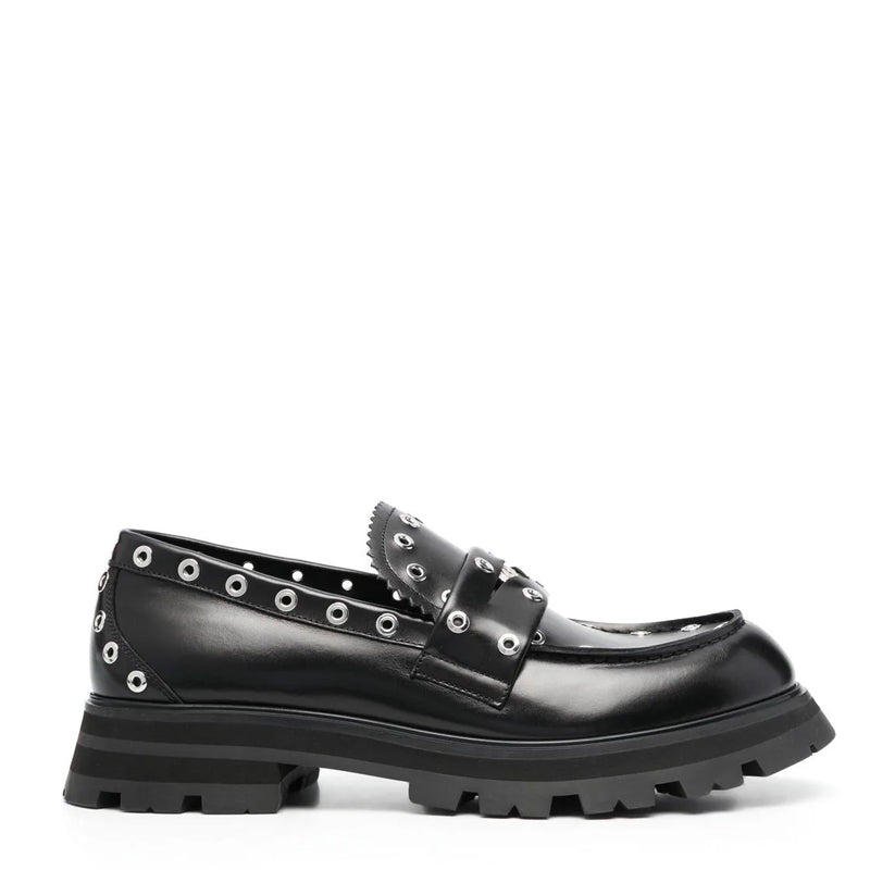 Alessandro Spike Stud Embellished Shoes Black