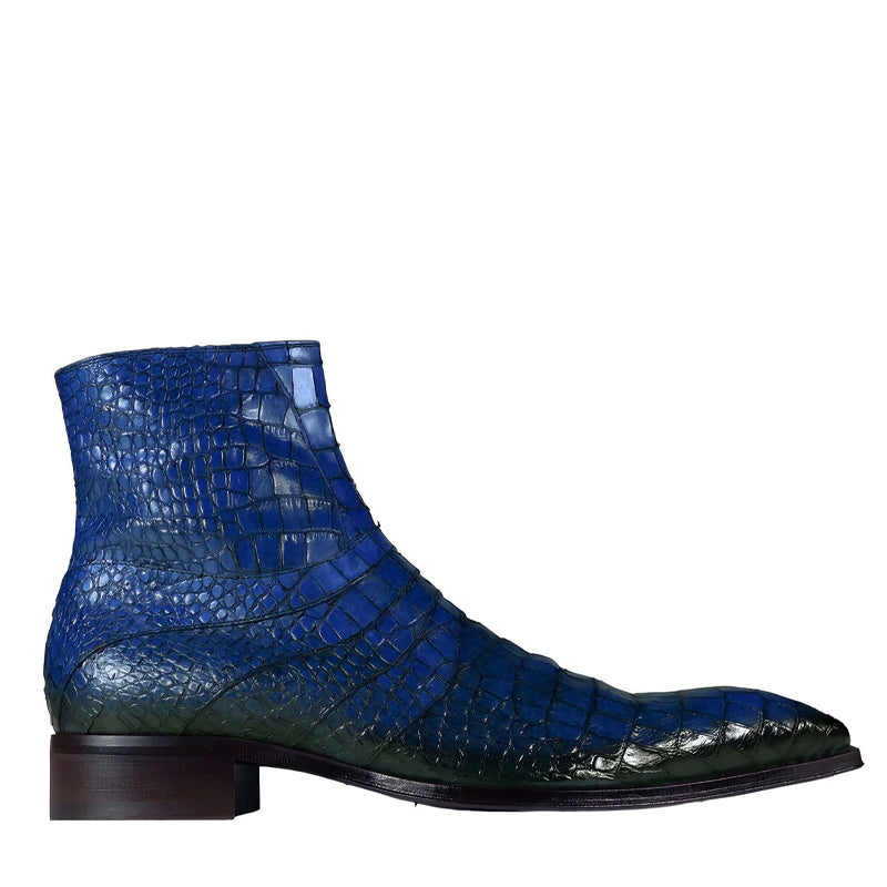 ブーツその他 Croc-Embossed Leather Boots Stark Crocodile Embossed Leather Combat Boot | Michael Kors [US]