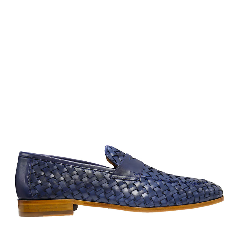 Braided Leather Penny Loafers – Italian Shoes Company