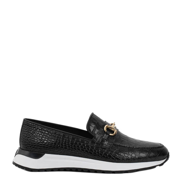 Crocodile Leather Loafer Men s Shoe