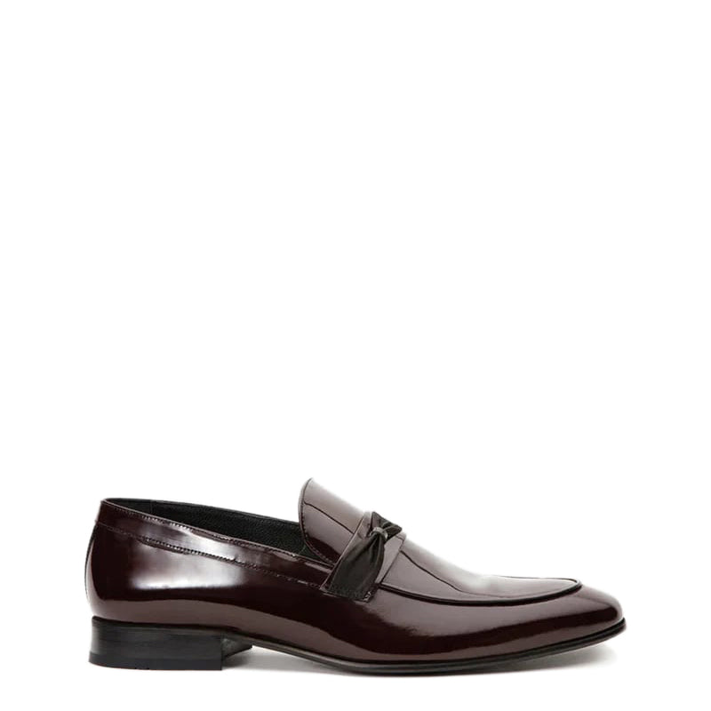 Black Patent Party Loafer for Men