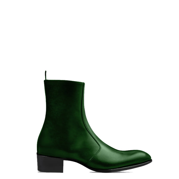 Side Zip Boot Leather