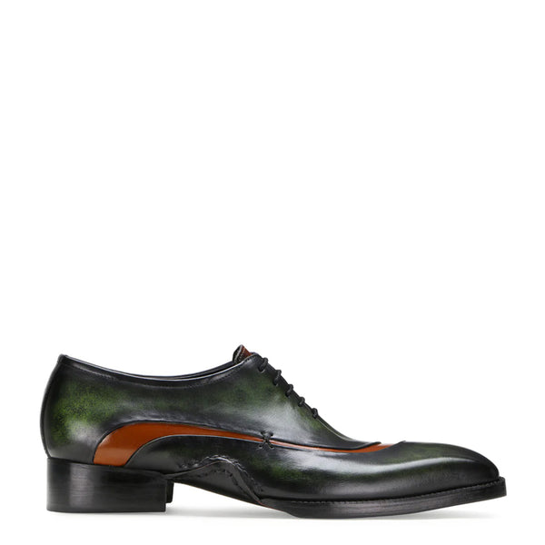 Handcrafted Leather Oxford in Burnished Chestnut