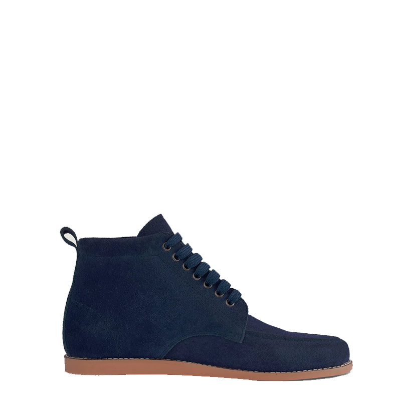 Bearman Moc Toe Suede Boots For Men