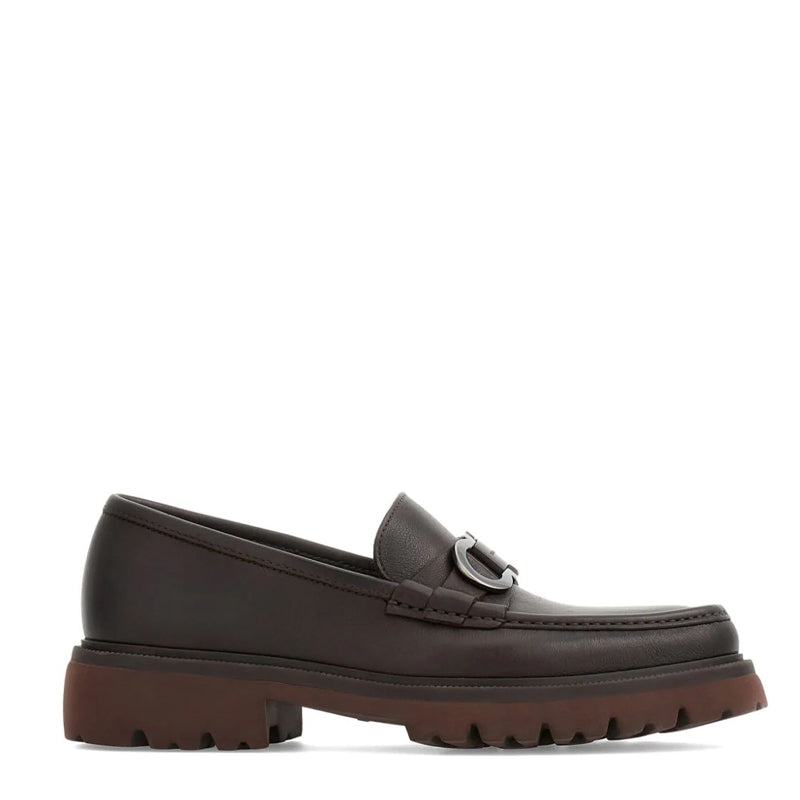 Lug Sole Leather Loafer