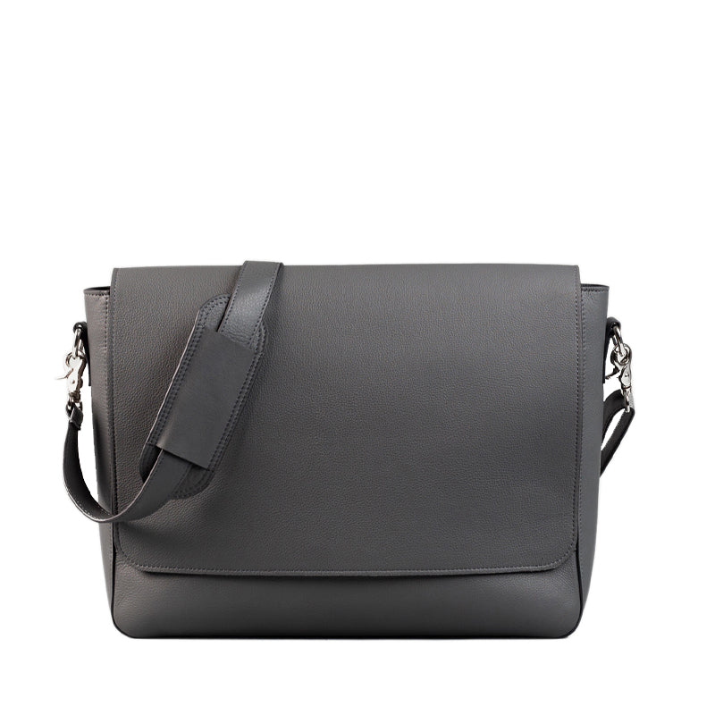 Carismatico Leather Messenger Brown Bag For Men
