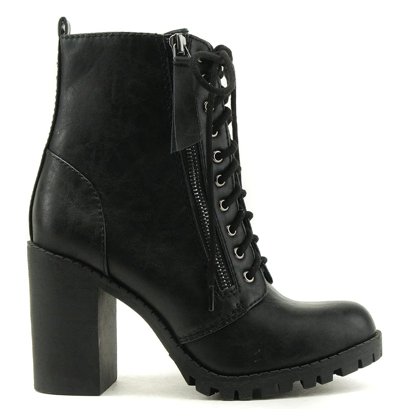 Urban Lace-Up Ankle Boots