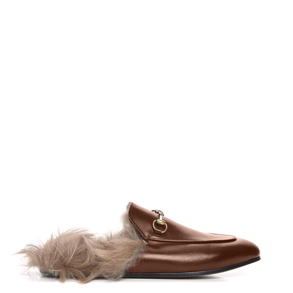 Tidecut Fur Mules - Brown