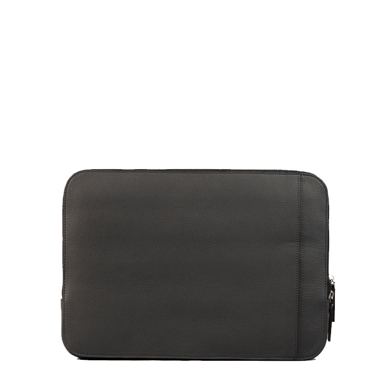 The Baxter Leather Black Laptop Sleeve