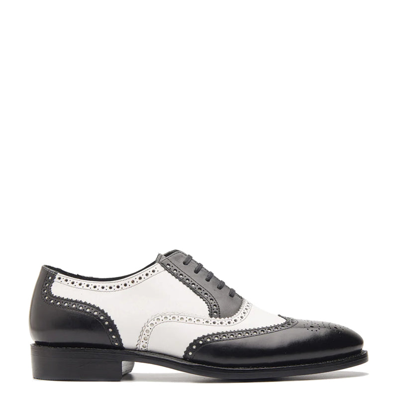 Wingtip Dual Tone Leather Formal Oxford Shoe