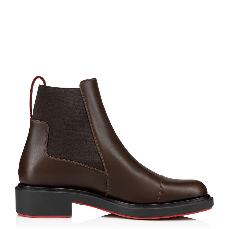 Leather Chelsea High Ankle Boots For Men