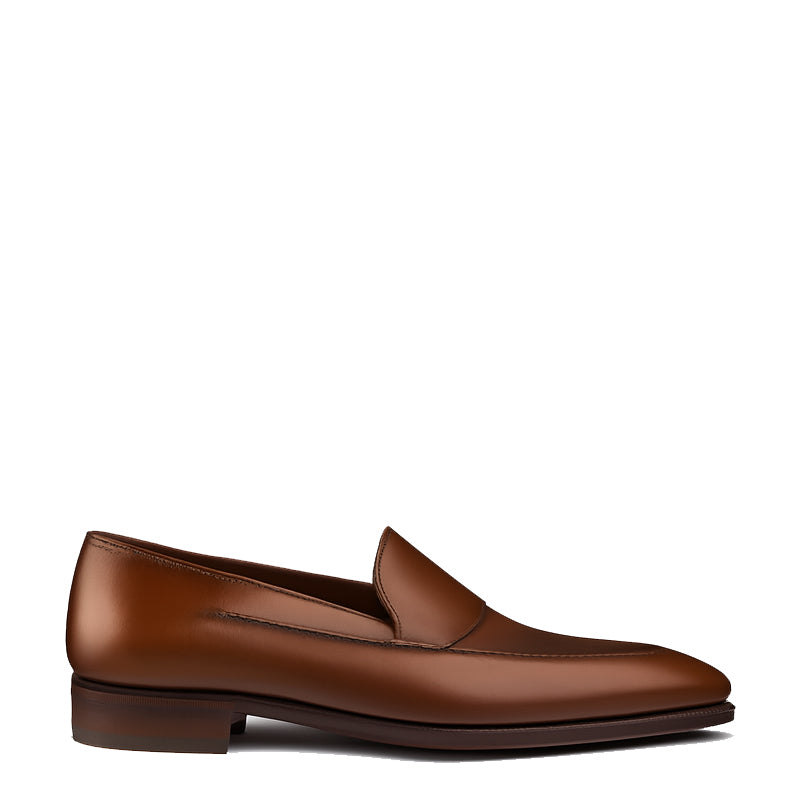 Lorenzo Men's Black Leather Shoes