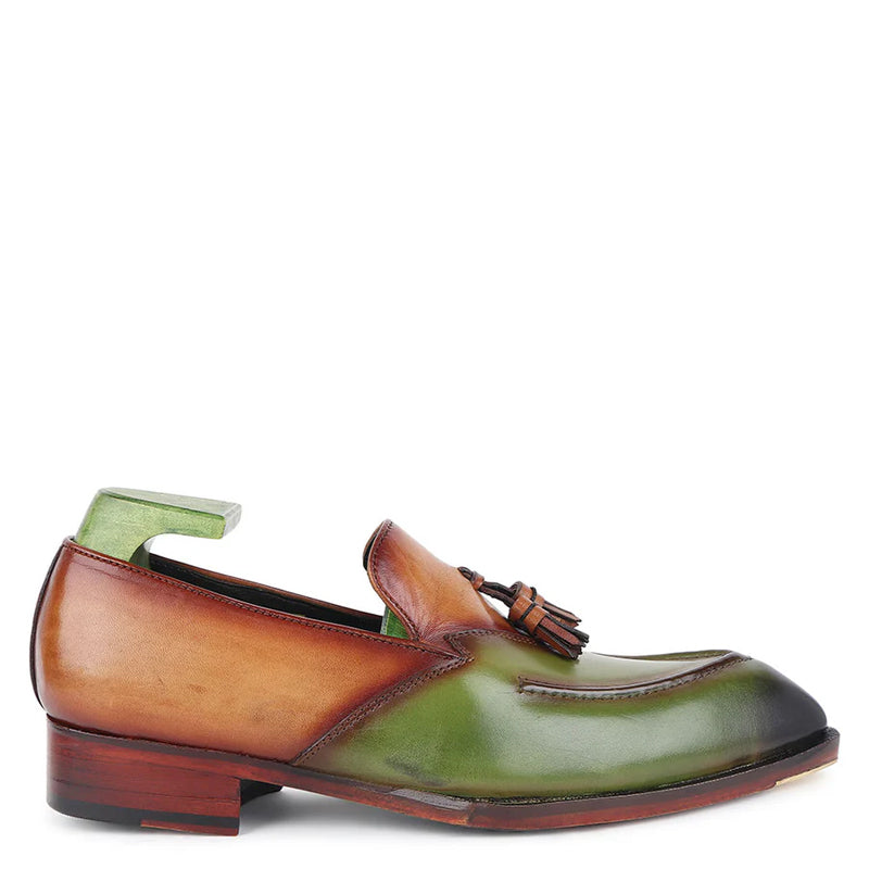 Patina Classic Penny Leather Tassel Loafers