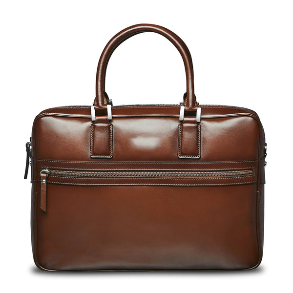 Men s Premium Leather Luxe Briefcase