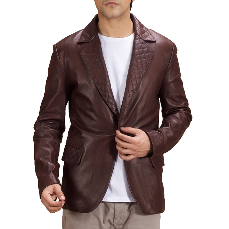 Venare Leather Blazer