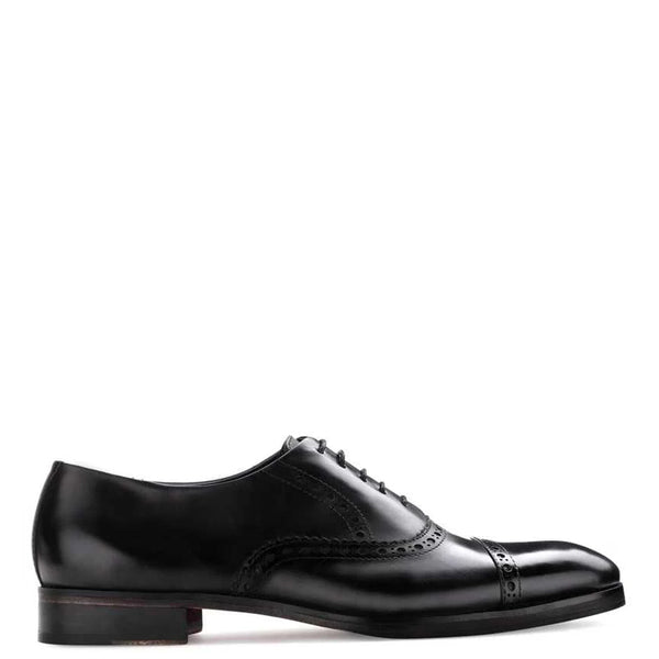 Polished Shiny Leather CapToe Oxford Shoe