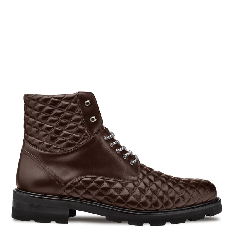 Brown Aria Lace-up Leather Boot