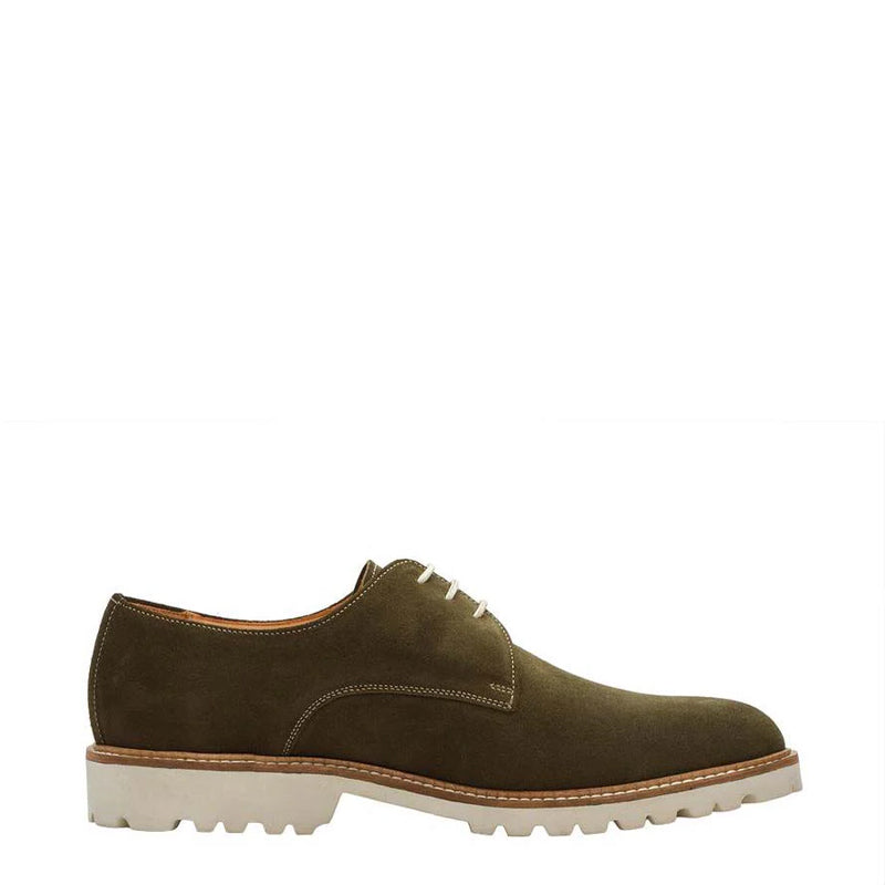 Classic Suede Leather Formal Derby Shoe Brown
