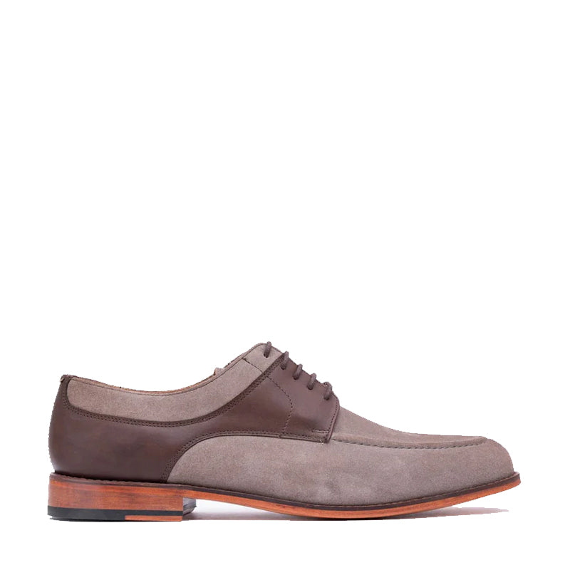 Handmade Suede Leather Derby Shoes