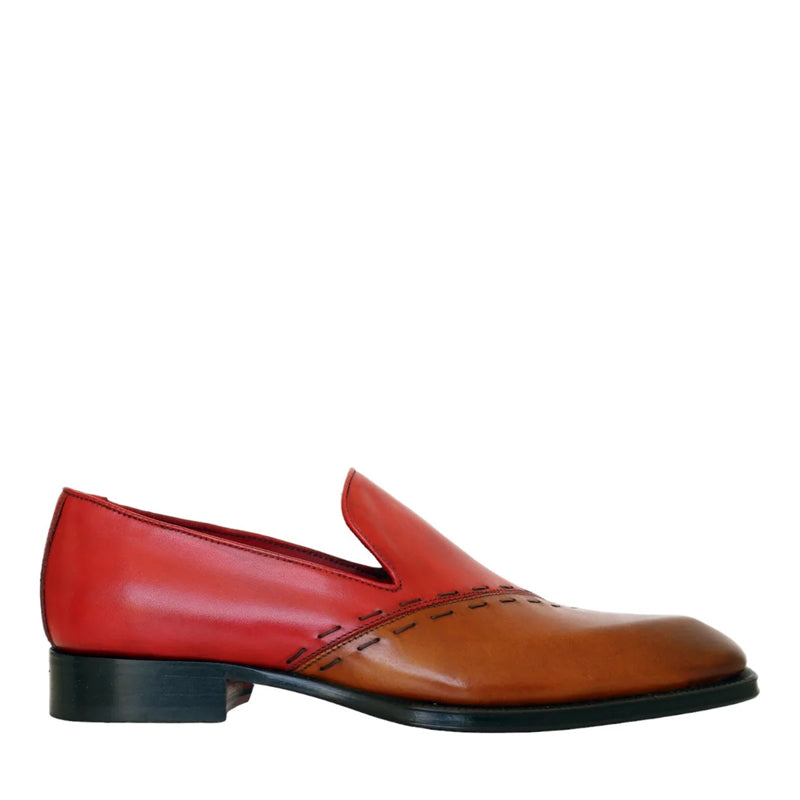 Calf-Skin Leather Loafers