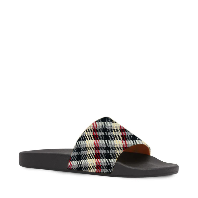 Men's Checked Pattern Proof Slides